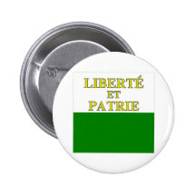Waadt-Flagge Button