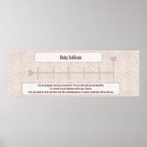 Wachstums-Diagramm, damit die Mammen mit motiviere poster