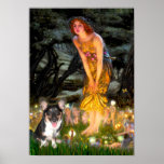 WaliserCorgi (Tri Pembrokewelpe) - MidEve Plakatdruck