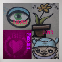 Wandmalerei Venice Beach Love Passion die USA Posterdruck