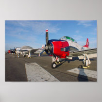 Warbirds auf Taxi-Rampe bei Oshkosh