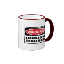 Warnender ENGLISCHLEHRER Becher Tee Haferl