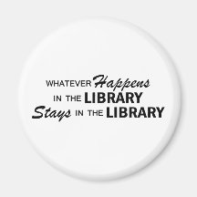 Was auch immer geschieht - Bibliothek Magnete