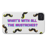 was ist mit allen Schnurrbärten? iPhone 4 Fall iPhone 4 Case-Mate Hüllen
