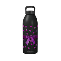 Wasser-Flasche - Hydratation - Tupfen Wiederverwendbare Wasserflaschen