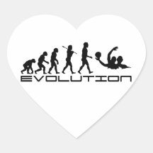 Wasser-Polo-Sport-Evolutions-Kunst Aufkleber
