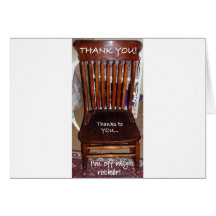 WEG VON MEINEM ROCKER/THANK YOU/VERSIONS GRUßKARTEN