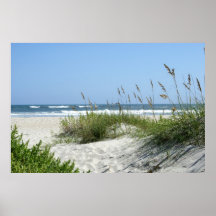 Weg zum Meer Plakatdruck