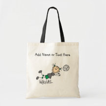 Weibliche Volleyball-Spieler-Tasche