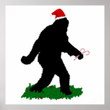 Weihnachten Squatchin Plakate
