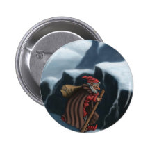 Weihnachtenmannberge Anstecknadelbuttons
