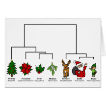 Weihnachtsbaum des Lebens Karte
