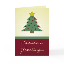 Weihnachtsbaum-Land-Einklebebuch-Feiertags-Karten