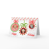 Weihnachtsbrauch-Foto-u. Text-Gruß-Karte