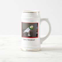 WeihnachtsCockatiel Stein Teetassen