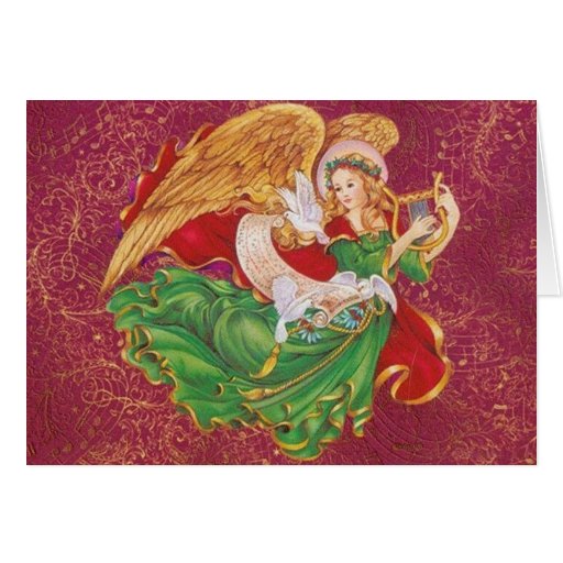 Weihnachtsengel - Ange De Noel Grußkarten