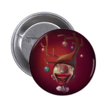 Weihnachtsjunge Button