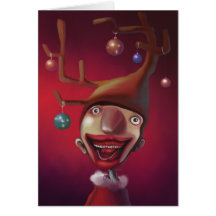 Weihnachtsjunge Grußkarte