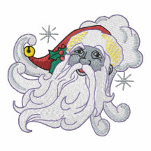 Weihnachtsmann-Porträt Polo Hemd