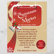 Weihnachtsmarkt-angemessener Geschäfts-Flyer