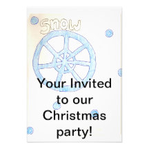 WeihnachtsParty lädt ein Personalisierte Ankündigungskarten