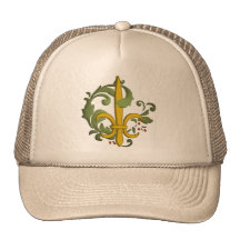 Weihnachtsrolle-Lilie Trucker Mütze