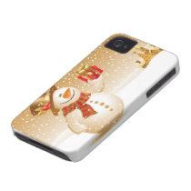 WeihnachtsSchneemann mit Zylinder