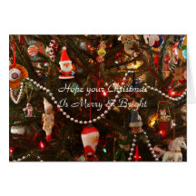 Weihnachtsverzierung GreetingCard Karten