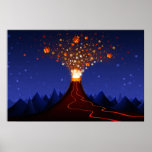 Weihnachtsvulkan poster