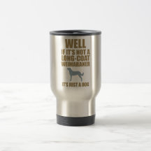 Weimaraner longtemps enduit mug à café