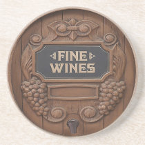 Wein-Fass-Entwurfs-Untersetzer