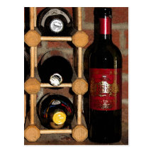 Wein-Flaschen Postkarten