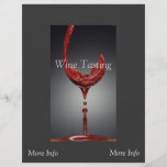 Wein-Probieren-Flyer