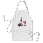Wein u. Trauben-Toast schürzen