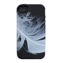 Weiße Feder - himmlisch von Natur aus Case-Mate iPhone 4 Hüllen