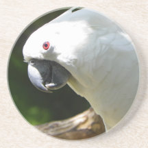 Weißer Vogel Untersetzer