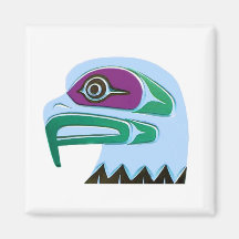 Weißkopfseeadler-Totem Magnete