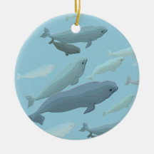 Weißwal-Wal-Verzierungen u. Marinelife Geschenke Weihnachtsornament