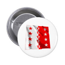 Wellenartig bewegende Flagge Wallis Anstecknadelbuttons