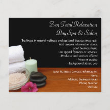 Wellness-Center/Massage-/Pedicure-Salon-Szenen-Sch Individuelle Flyer
