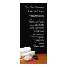 Wellness-Center/Massage-/Pedicure-Salon-Szenen-Sch Werbekarte