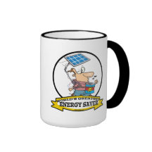WELTBESTER ENERGIE-RETTER-MANN-CARTOON KAFFEE TASSE
