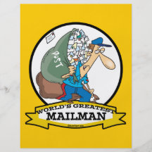 WELTBESTER MAILMAN-MANN-CARTOON FLYER