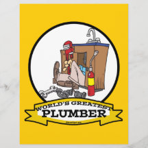 WELTBESTER MANN-CARTOON DES KLEMPNER-III FLYERBEDRUCKUNG