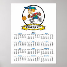 WELTBESTER SPORT-KINDERCartoon Plakat