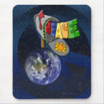 Weltfrieden Mousepad