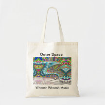Weltraum Whoosh Whoosh Musik-Tasche