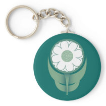 WENIG GRÜN DER BLUMEN-KEYCHAIN schlüsselanhängern