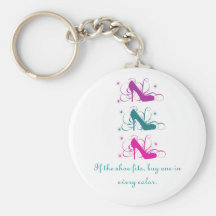 Wenn der Schuh Keychain passt Schlüsselbänder