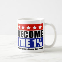 Werden die eine Prozent, Anti-Besetzen Wall Street Tasse